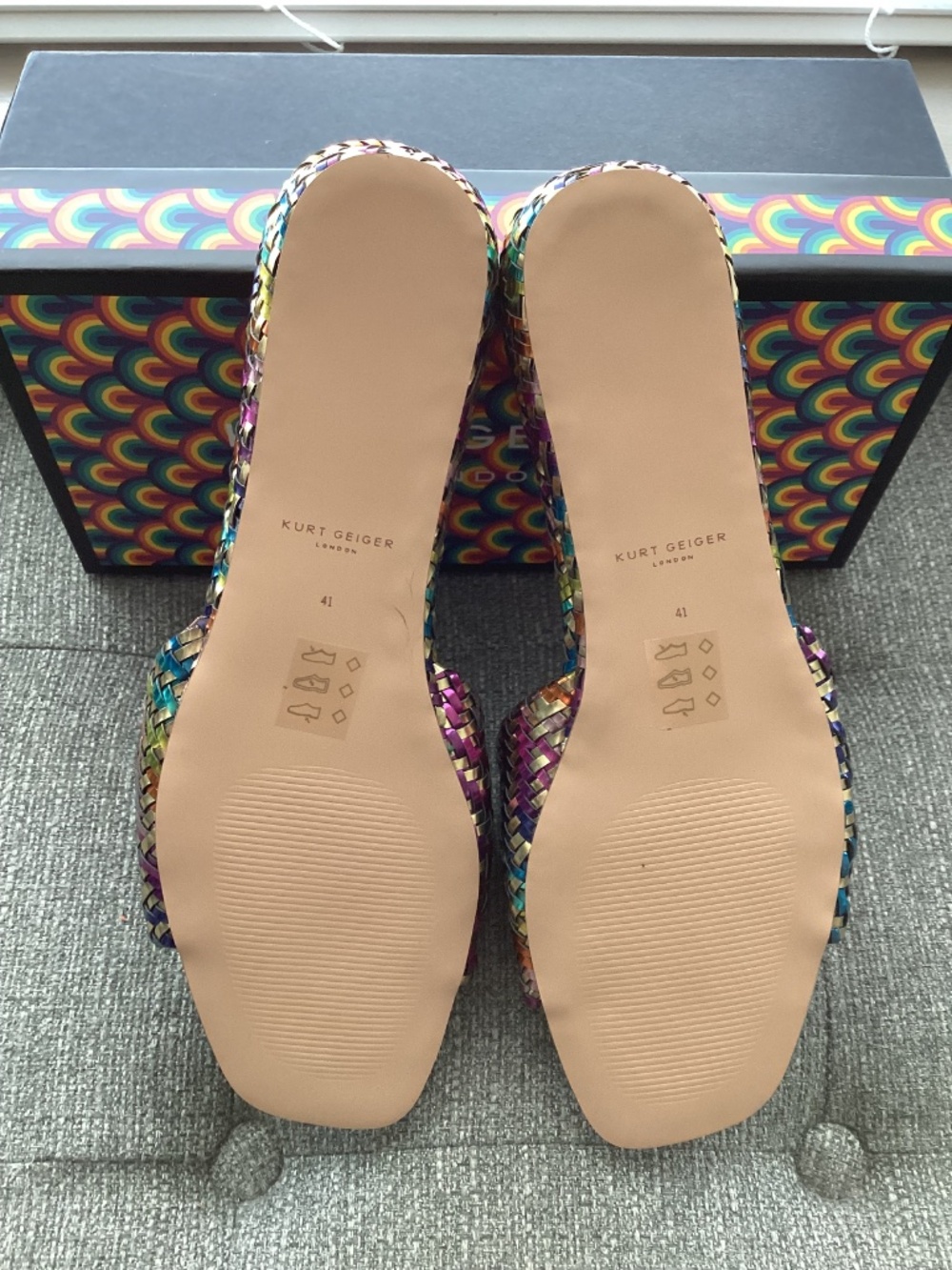 Kurt Geiger London Kensington Slide Sandal, size US10/EU41 - Picture 9 of 14